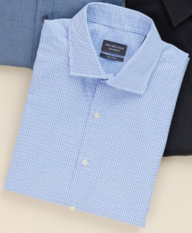 Van-Heusen-Business-Shirt-Navy on sale