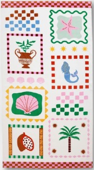 Vue-Printed-Velour-Beach-Towel-Mosaic on sale