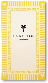 Heritage+Printed+Velour+Beach+Towel+in+Athina+-+Yellow