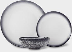 Maxwell-Williams-Caviar-Granite-Dinner-Set-12pc on sale