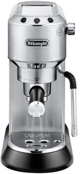DeLonghi-Dedica-Arte-Manual-Pump-Coffee-Machine-Silver on sale