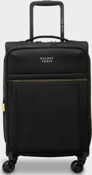 Delsey+Brochant+3.0+55cm+Carry+On+Trolley+Case+-+Deep+Black