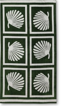 Australian-House-Garden-Velour-Dobby-Beach-Towel-in-Resort-Tiles-Green on sale