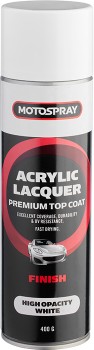 Motospray+Acrylic+Lacquer+Topcoat+Clear+400g