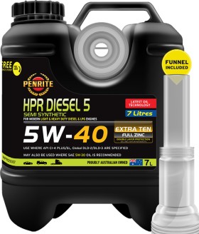 Penrite+HPR+Diesel+5+5W-40+7L