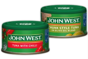 John-West-Tuna-95g-Selected-Varieties on sale