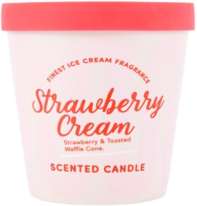 Strawberry+Cream+Ice+Cream+Candle