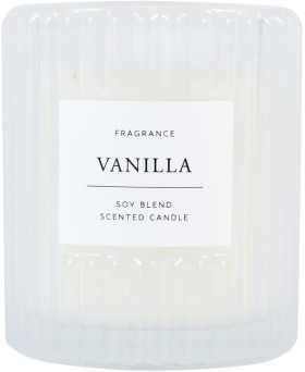 Vanilla-Glass-Candle on sale