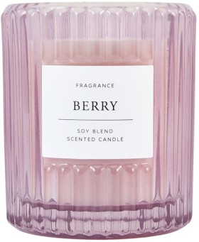 Berry-Glass-Candle on sale