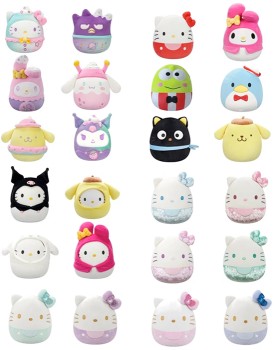20cm-Original-Squishmallows-Sanrio-Hello-Kitty-and-Friends-Plush-Toy-Assorted on sale