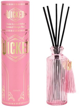 Wicked+Glinda+Scented+Diffuser+150ml+-+Jasmin+%26amp%3B+Orange+Blossom+Fragrance