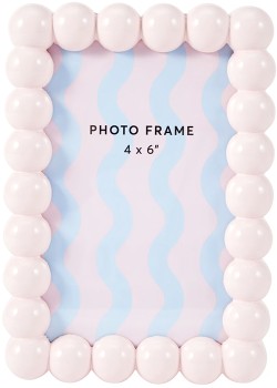 Bobble+Photo+Frame+4in.+x+6in.+-+Pink