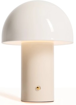 Inaya-Portable-Rechargeable-Lamp-White-and-Coffee on sale