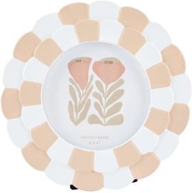 Resin-Circle-Frame-4in-x-4in-Pink on sale