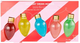 5-Pack-Holiday-Drink-Mixers-Cocktail-Mixer-Gift-Set on sale