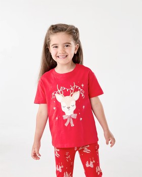 Christmas-Print-T-Shirt on sale