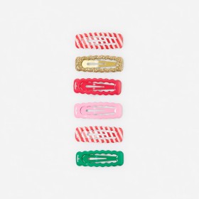 6-Pack-Christmas-Snap-Hair-Clips on sale