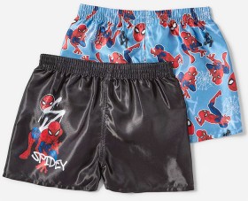 2-Pack-Spider-Man-License-Satin-Boxers on sale