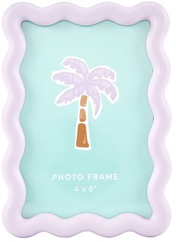 Wavy-Frame-4in-x-6in-Lilac on sale