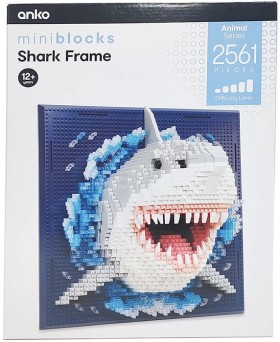 2561-Piece-Mini-Blocks-Animal-Series-Shark-Frame on sale