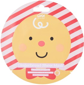OXX+Skincare+Gingerbread+Sheet+Mask+-+Coconut+Oil