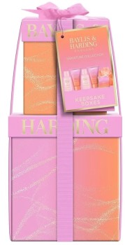 Baylis-Harding-Signature-Collection-Keepsake-Boxes-Gift-Stack-Jojoba-Vanilla-and-Almond-Oil on sale