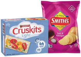 Arnotts-Cruskits-125g-or-Smiths-Crinkle-Cut-Chips-150170g-Selected-Varieties on sale