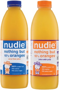 NEW+Nudie+Orange+Juice+With+Pulp+or+Pulp+Free+1+Litre