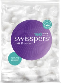 Swisspers+Cotton+Balls+160+Pack
