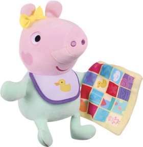 Peppa-Pig-Baby-Evie-With-Blanket-20cm on sale