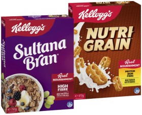 Kellogg%26rsquo%3Bs+Nutri%E2%80%91Grain+470g%2C+Sultana+Bran+700g+or+Special+K+Original+500g