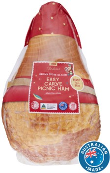 Coles-Brown-Sugar-Glazed-Easy-Carve-Picnic-Ham on sale