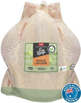 Coles-Free-Range-RSPCA-Approved-Whole-Chicken on sale