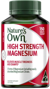 Nature%26%23039%3Bs+Own+High+Strength+Magnesium+Tablets+150+Pack