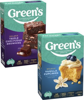 Greens-Deluxe-Baking-Mix-380g-630g on sale