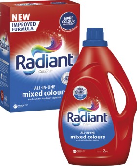 Radiant-Laundry-Liquid-2-Litre-or-Powder-2kg on sale