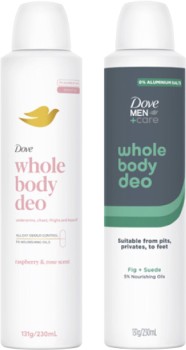 Dove-Whole-Body-Deodorant-230mL on sale