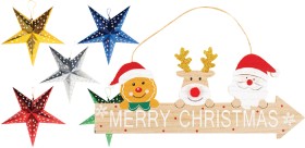Christmas-Hanging-Sign-Assorted on sale