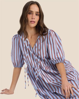 Vero-Moda-Isla-Tie-Stripe-Maxi-Dress on sale