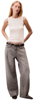 Calvin+Klein+Jeans+Low+Rise+Baggy+-+Grey+Dove