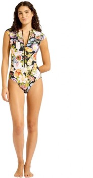 Seafolly-Riviera-Coast-Zip-Front-One-Piece on sale