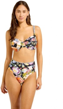 Seafolly-Riveria-Coast-High-Waisted-Bikini-Bottom on sale