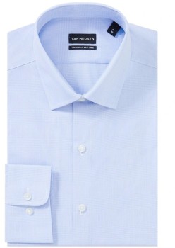 Van+Heusen+Tailored+Fit+Mini+Check+Business+Shirt