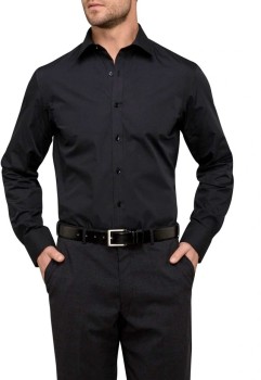 Van-Heusen-Business-Shirt-Black on sale