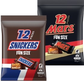 Mars-Snickers-or-Maltesers-Fun-Size-Pack-132192g-Selected-Varieties on sale