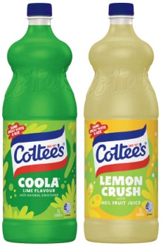 Cottees-Cordial-1-Litre-Selected-Varieties on sale