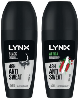 Lynx+Antiperspirant+Roll%E2%80%91On+50mL+Selected+Varieties