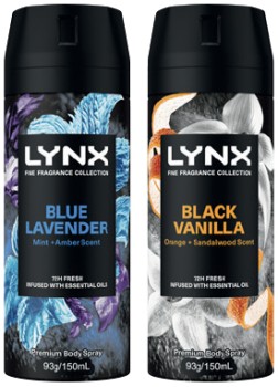 Lynx-Fine-Fragrance-Collection-Premium-Body-Spray-150mL-Selected-Varieties on sale