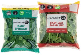 Community-Co-Baby-Spinach-Big-Bag-or-Baby-Leaf-Salad-Mix-260g on sale