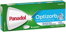 Panadol-Optizorb-Paracetamol-500mg-Caplets-16-Pack on sale